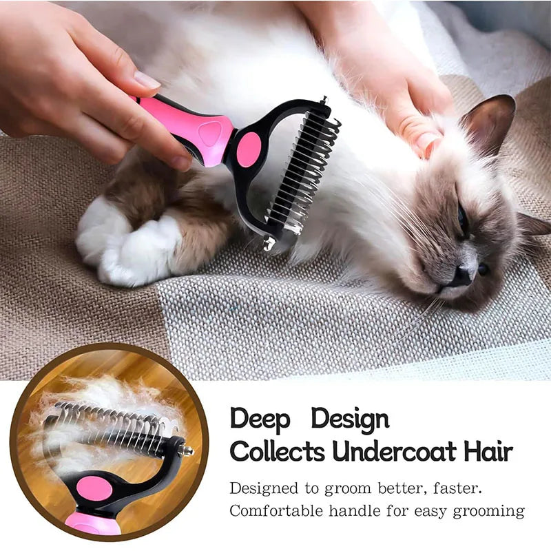 ペット用毛取りブラシ 犬 猫 抜け毛取りブラシ セルフクリーニング グルーミングブラシ マッサージ機能付き ワンプッシュ除毛 長毛 短毛対応 お手入れ用品